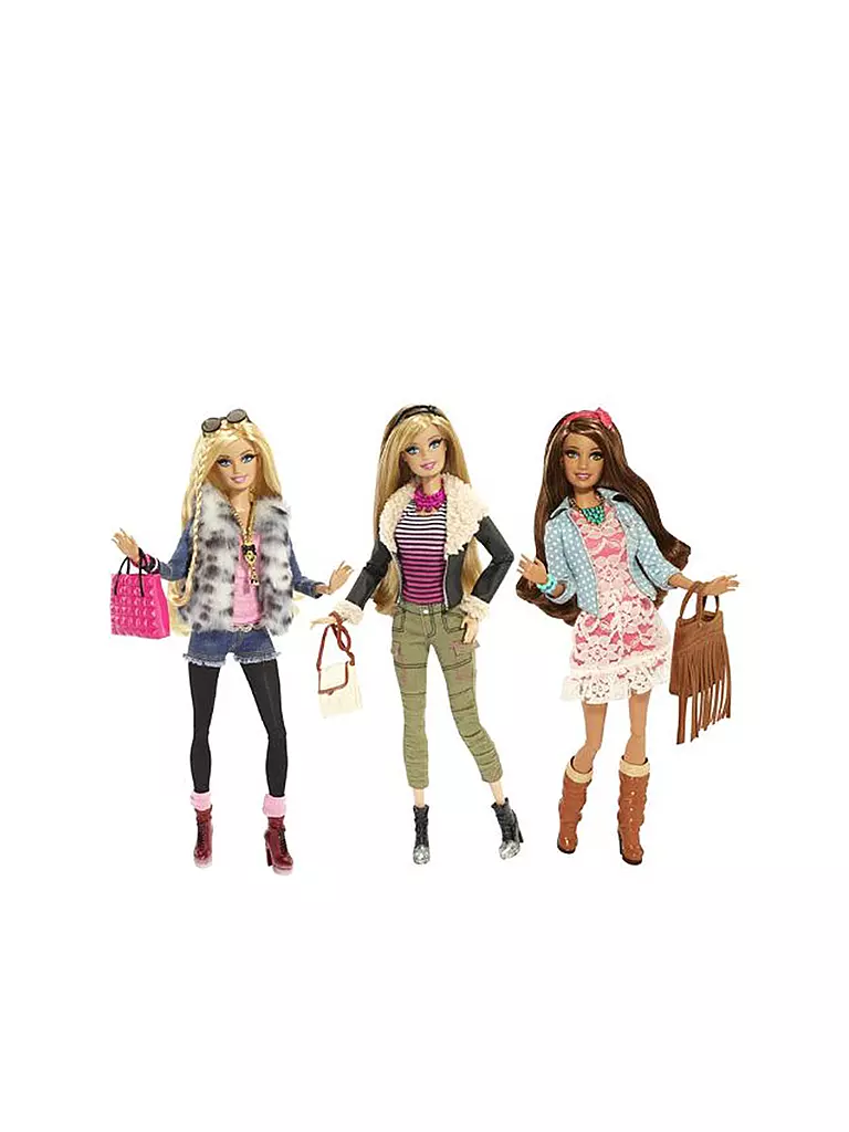 MATTEL | Barbie Deluxe-Moden Fashionistas  | transparent