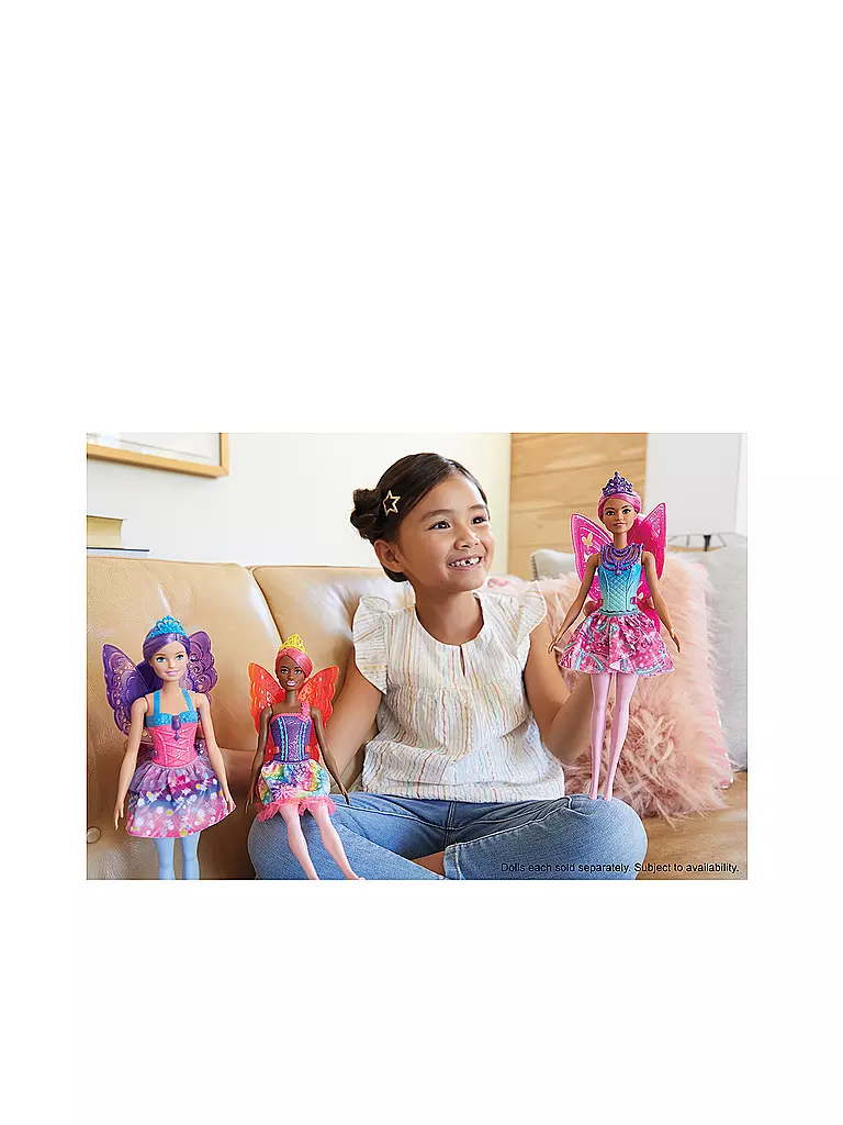 MATTEL | Barbie Dreamtopia Fee (pinke Haare) | keine Farbe
