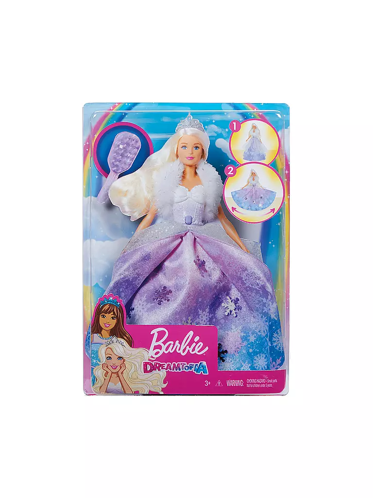 MATTEL | Barbie Dreamtopia Schneezauber Prinzessin Puppe GKH26 | rosa