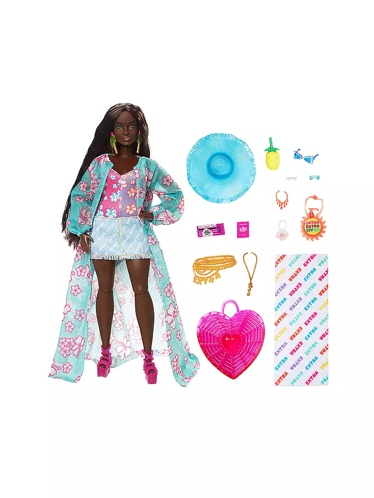 MATTEL | Barbie Extra Fly Barbie-Puppe mit Strandmode | keine Farbe