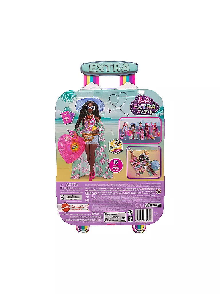 MATTEL | Barbie Extra Fly Barbie-Puppe mit Strandmode | keine Farbe