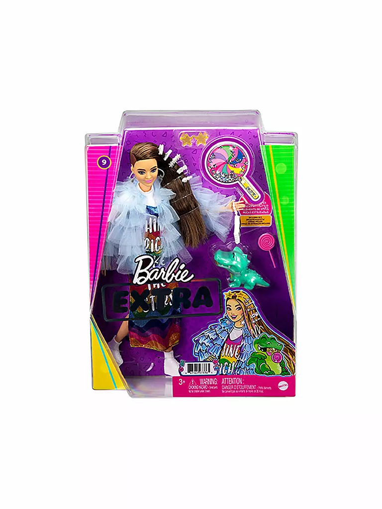 MATTEL | Barbie Extra Puppe im Regenbogenkleid | keine Farbe