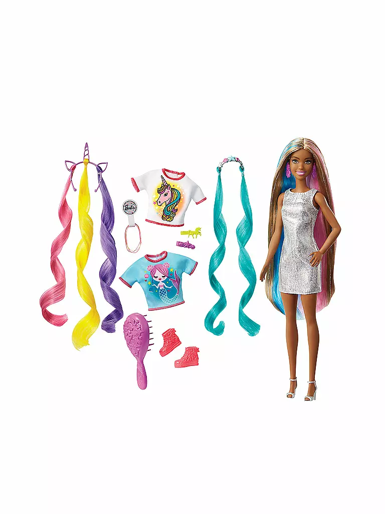 MATTEL | Barbie Fantasie Haar Puppe (brünett) | keine Farbe