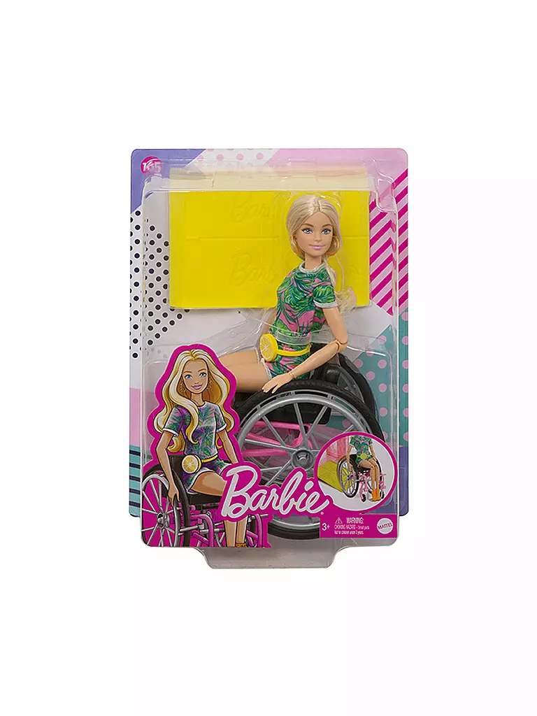 MATTEL | Barbie Fashionistas Barbie Puppe (blond) mit Rollstuhl | keine Farbe