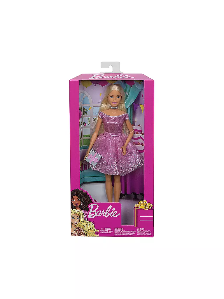 MATTEL | Barbie Happy Birthday Puppe GDJ36 | rosa