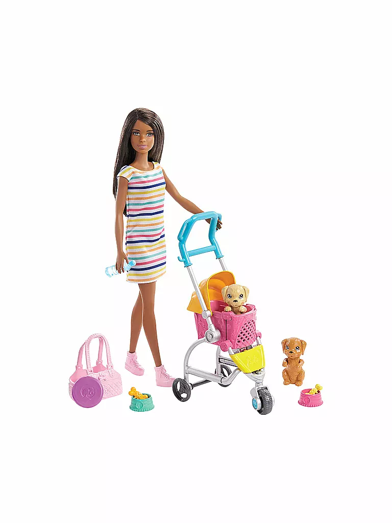 MATTEL | Barbie Hundebuggy Spielset mit Puppe (brünett) | keine Farbe