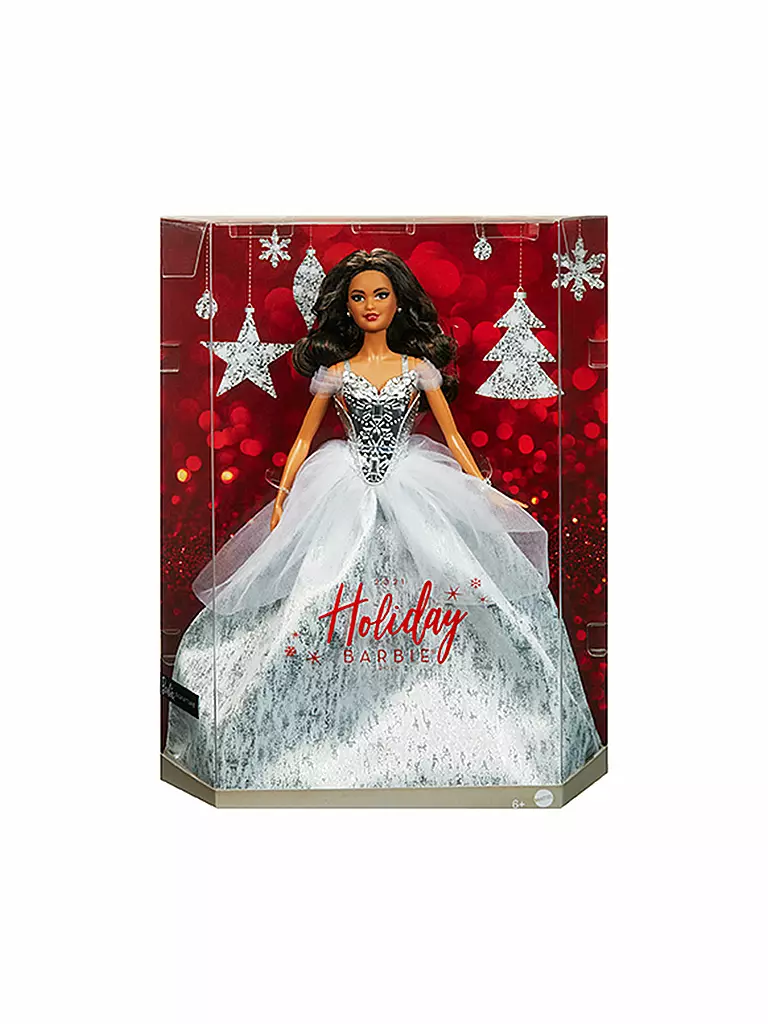 MATTEL | Barbie Signature Holiday Doll Wavy Brunette Barbie Puppe | keine Farbe