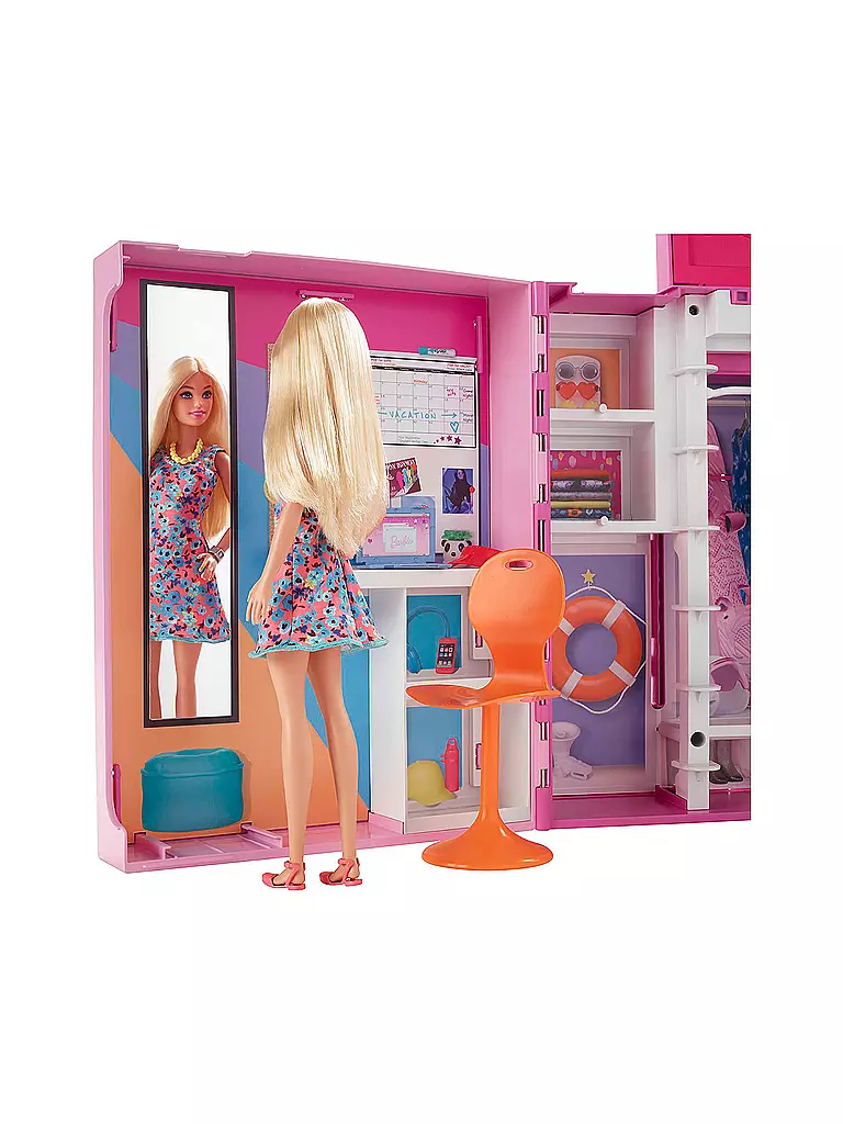 MATTEL | Barbie Traumkleiderschrank mit Puppe, Moden & Accessoires | keine Farbe