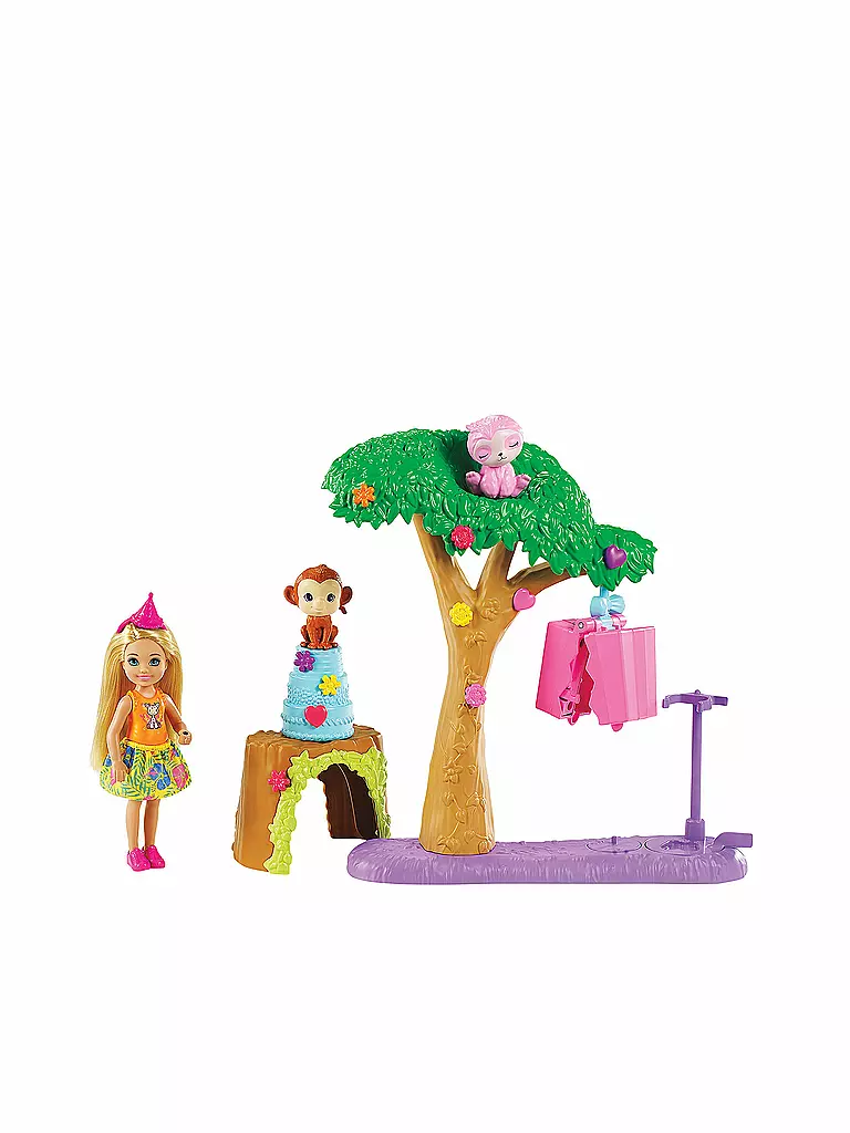 MATTEL | Barbie und Chelsea Dschungelabenteuer Pinataspaß-Spielset | keine Farbe