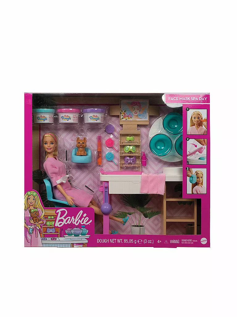 MATTEL | Barbie Wellness Gesichtsmasken Spielset und Puppe | keine Farbe