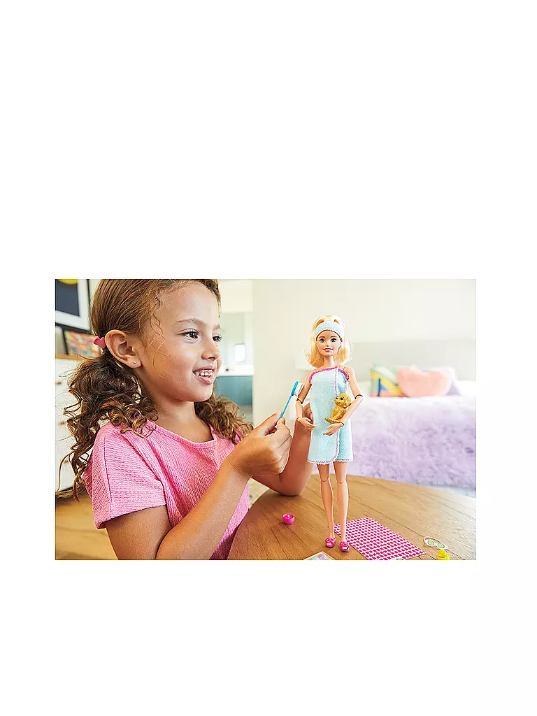 MATTEL | Barbie Wellness Spa Puppe und Spielset GJG55 | rosa