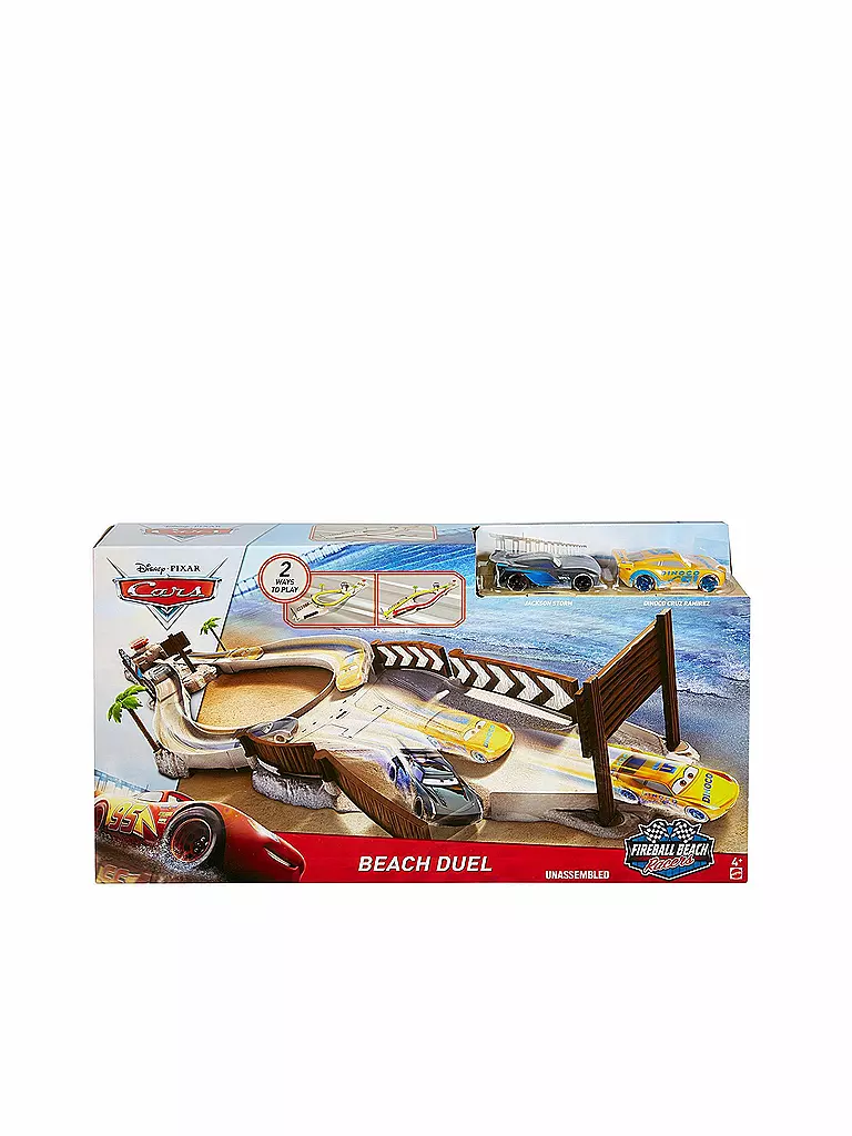 MATTEL | Disney Cars - Fireball Beach Spielset  | transparent