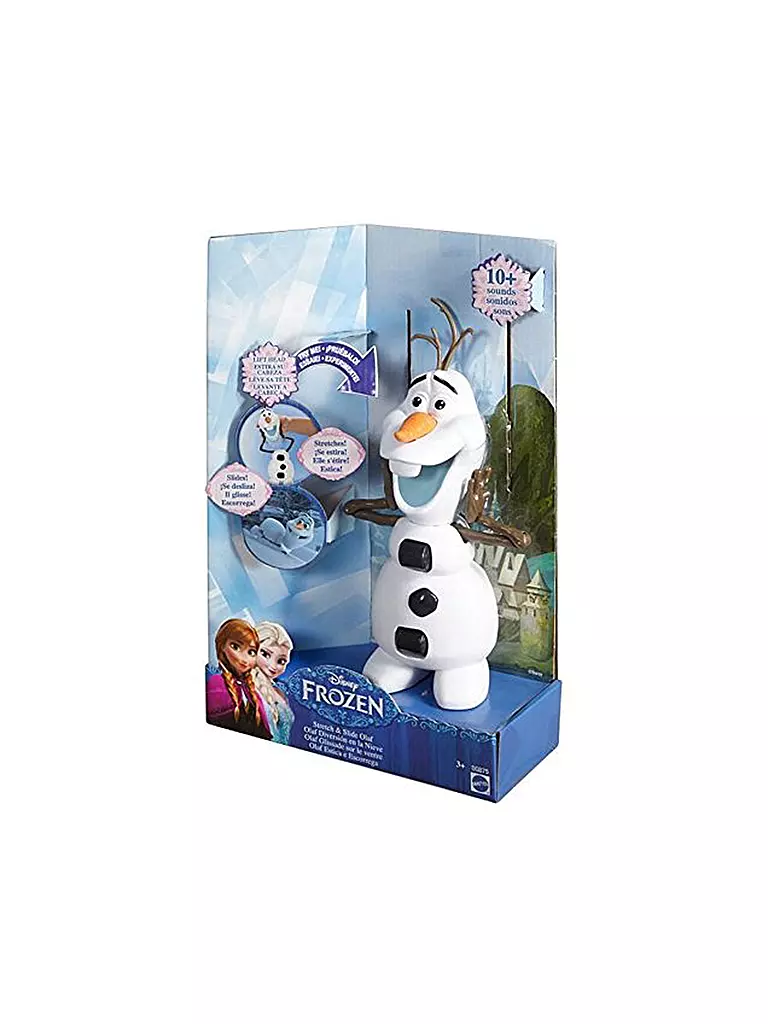 MATTEL | Disney Frozen - Die Eiskönigin - Rutsch- und Wackelspaß Olaf  | 