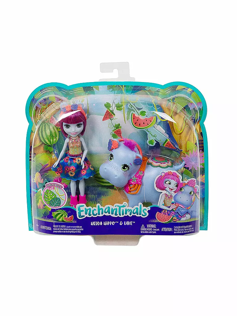 MATTEL | Enchantimals - Themenpack Hedda Hippo und Lake | transparent