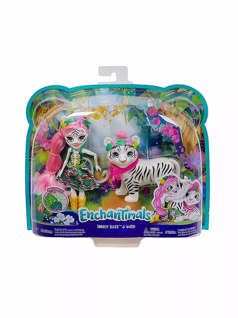 MATTEL | Enchantimals - Themenpack Tadley Tiger und Kitty | transparent