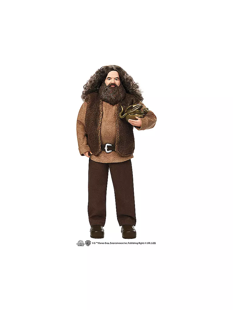 MATTEL | Harry Potter Rubeus Hagrid Puppe GKT94 | braun