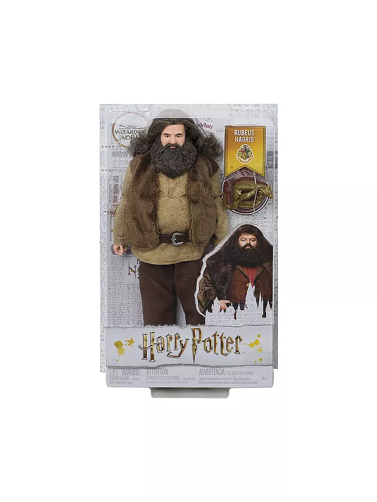 MATTEL | Harry Potter Rubeus Hagrid Puppe GKT94 | braun