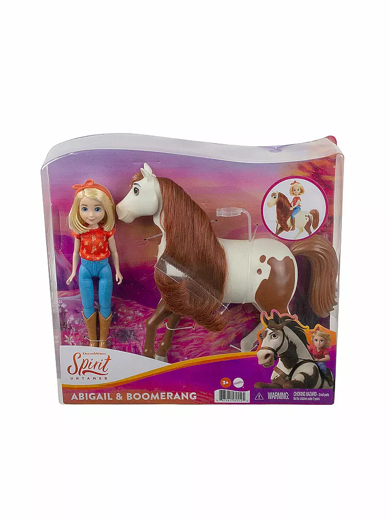 MATTEL | Spirit Puppe Abigail & Pferd Boomerang | keine Farbe