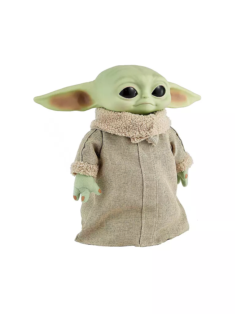 MATTEL | Star Wars Mandalorian The Child Baby Yoda Funktionsplüsch | grün