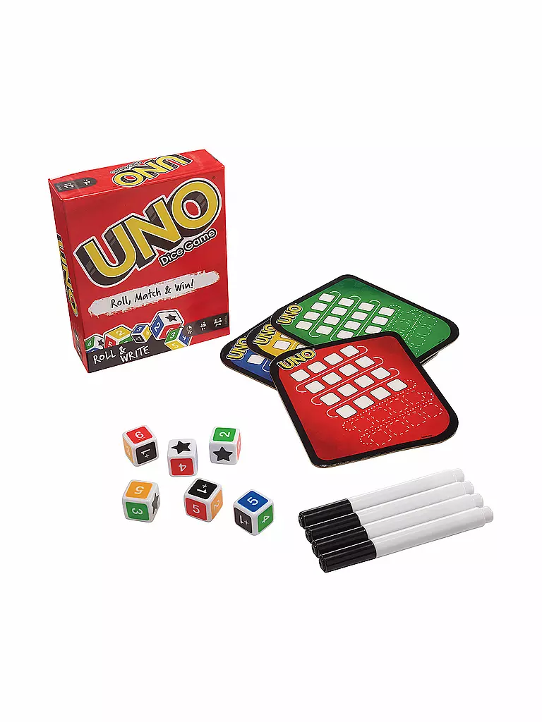 MATTEL | UNO Würfelspiel  | keine Farbe