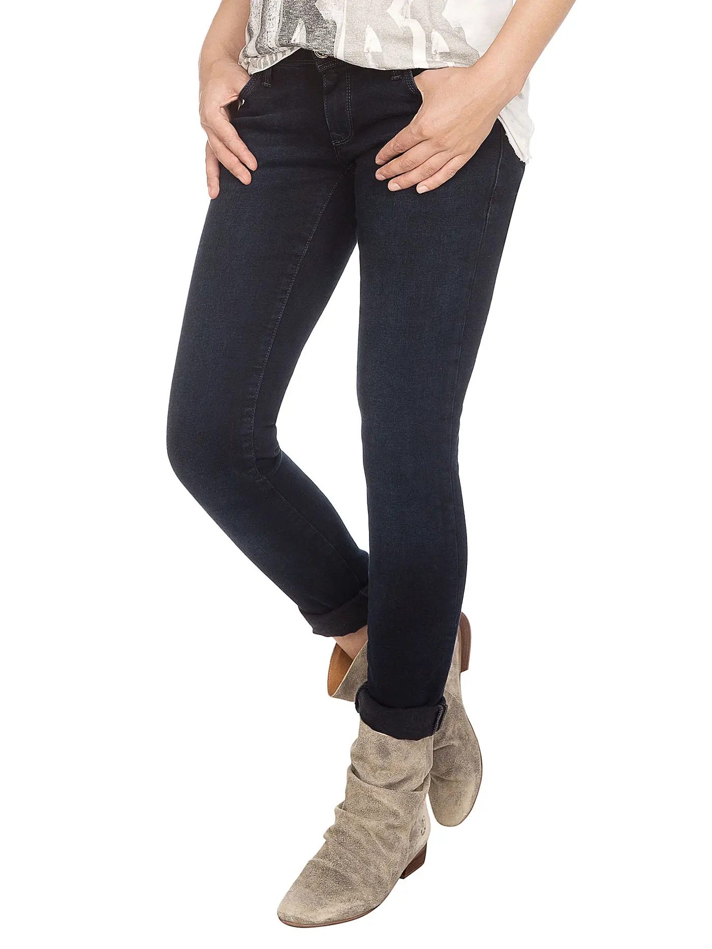 MAVI | Jeans Slim-Fit "Lindy" | schwarz