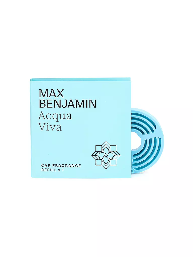 MAX BENJAMIN | Auto Duft Nachfüllung CLASSIC COLLECTION Acqua Viva | hellblau