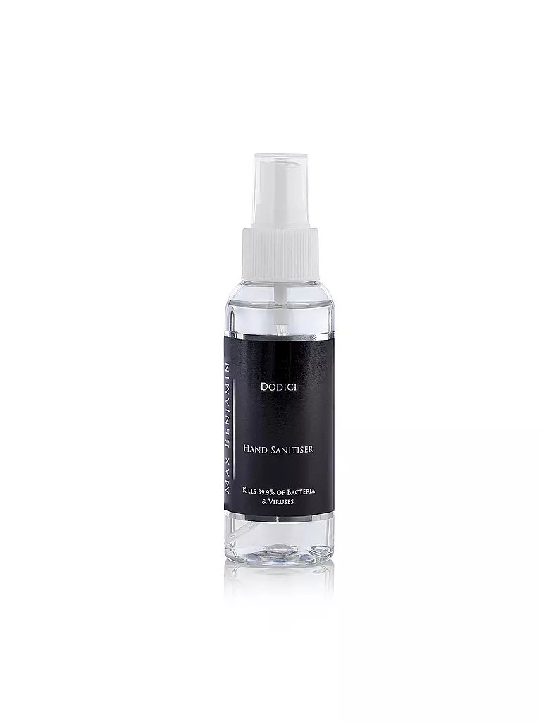 MAX BENJAMIN | Hand Desinfektions Spray Dodici 100ml | schwarz