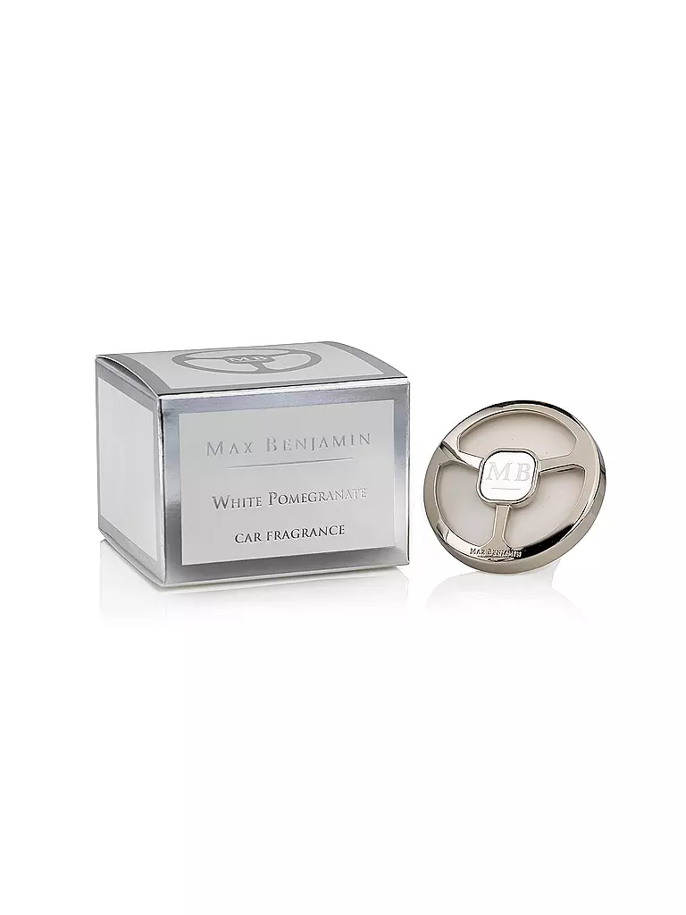 MAX BENJAMIN | Luxus-Autoduft "Classic Collection - White Pomegranate" | weiss