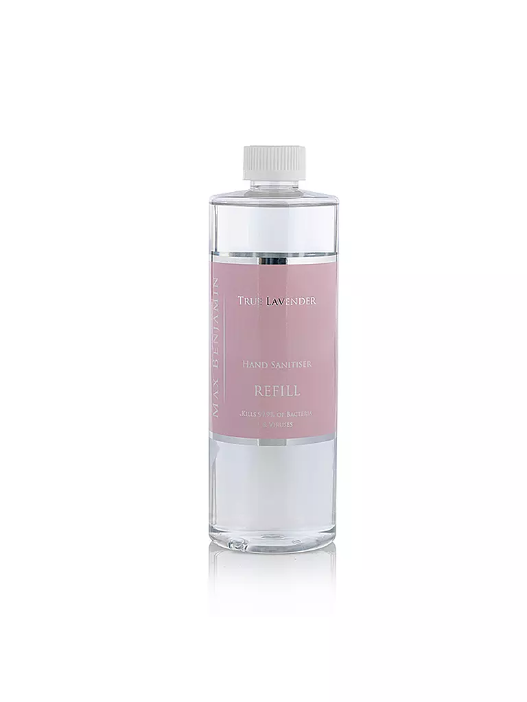 MAX BENJAMIN | Nachfüllung für Hand Desinfektion Spray True Lavender 500ml | lila