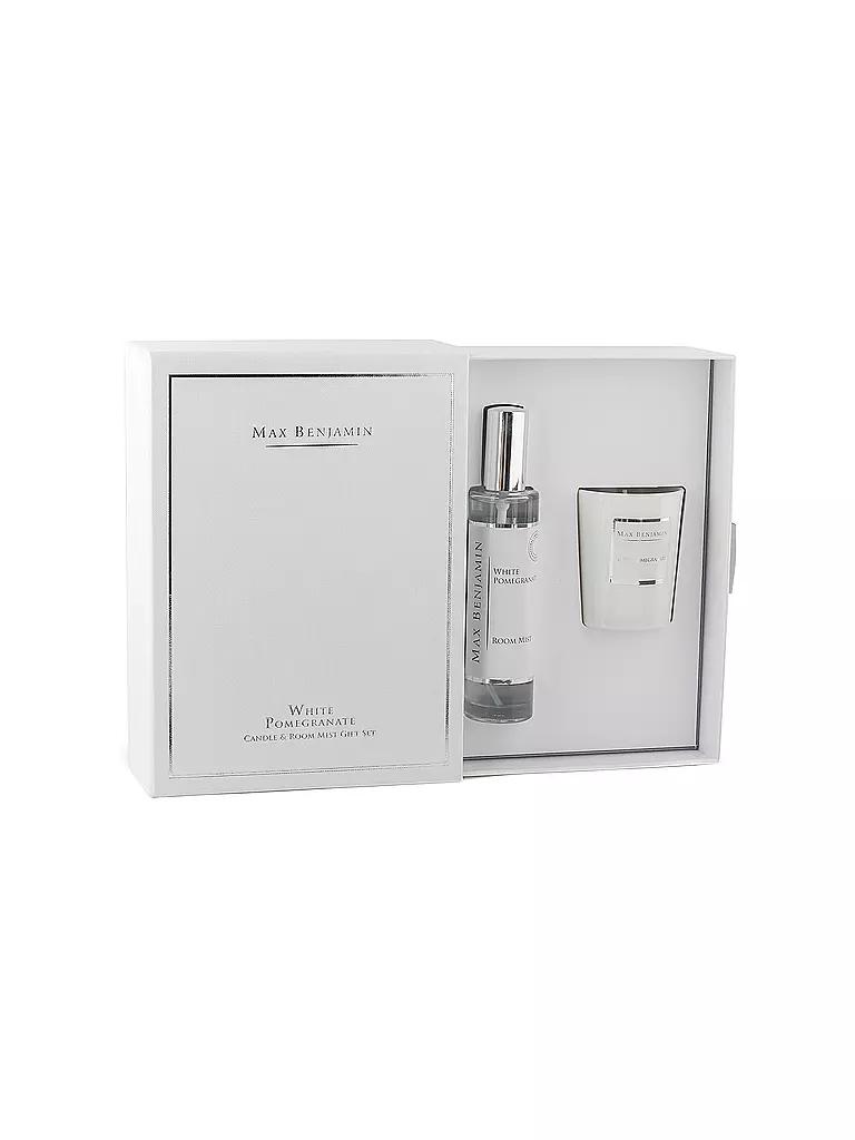 MAX BENJAMIN | Raumduft Geschenkset 2 tlg. White Pomegranate | weiss