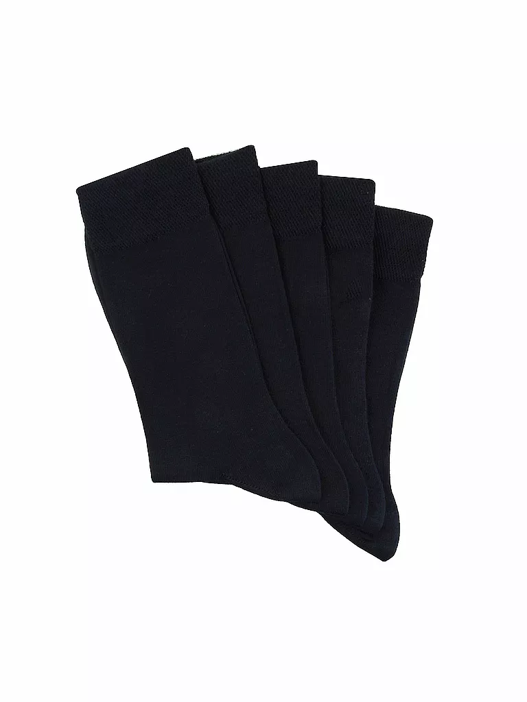 MAX CALVIN | Socken 5-er Pkg. dunkelblau  | dunkelblau