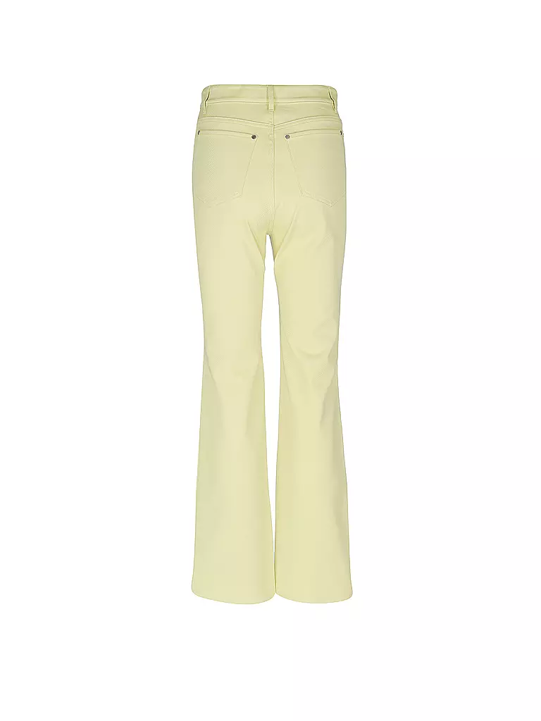 MAX MARA STUDIO | Highwaist Jeans Straight Fit Teti | gelb