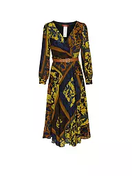 MAX MARA STUDIO | Seidenkleid in Wickeloptik NIRVANA  | blau