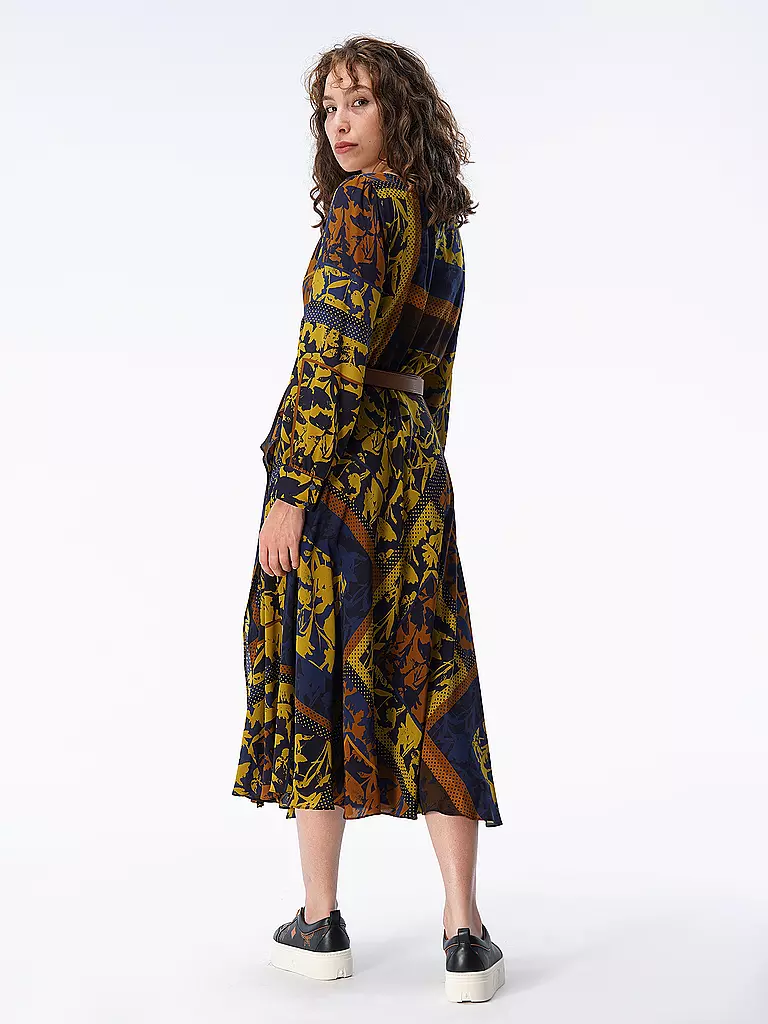 MAX MARA STUDIO | Seidenkleid in Wickeloptik NIRVANA | blau