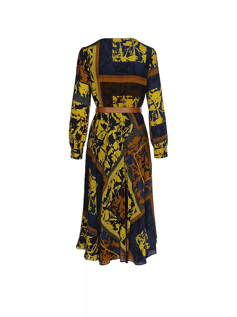 MAX MARA STUDIO | Seidenkleid in Wickeloptik NIRVANA | blau