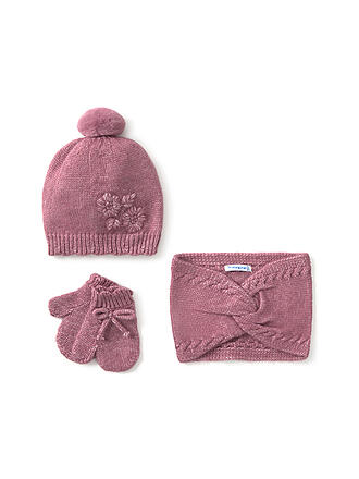 MAYORAL | Baby Set 3-teilig Mütze, Schal und Fäustlinge