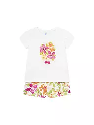 MAYORAL | Baby  Set 2tlg T-Shirt und Shorts | weiss