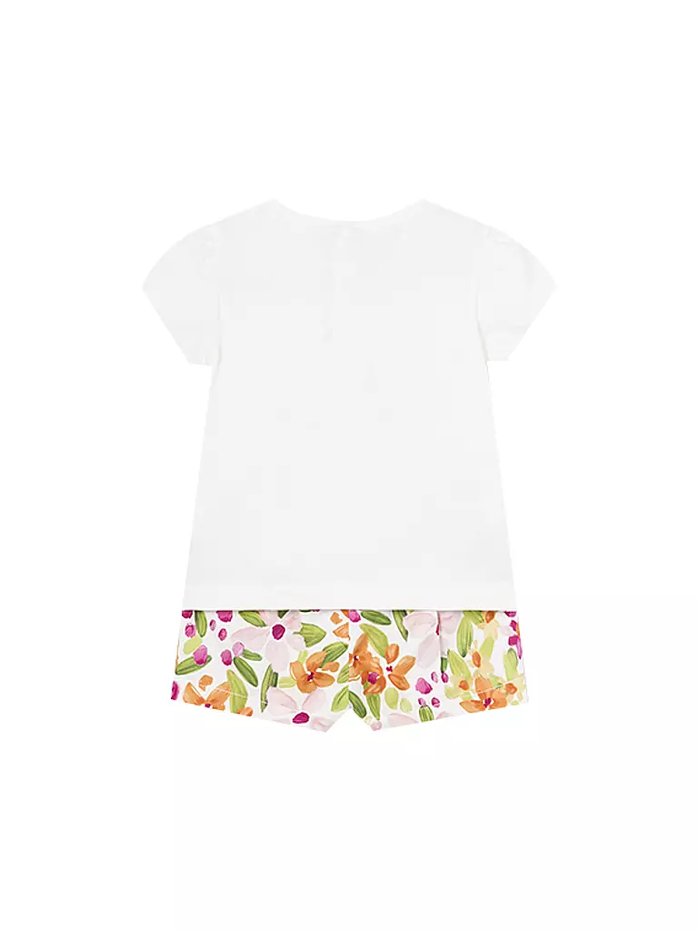 MAYORAL | Baby  Set 2tlg T-Shirt und Shorts | weiss