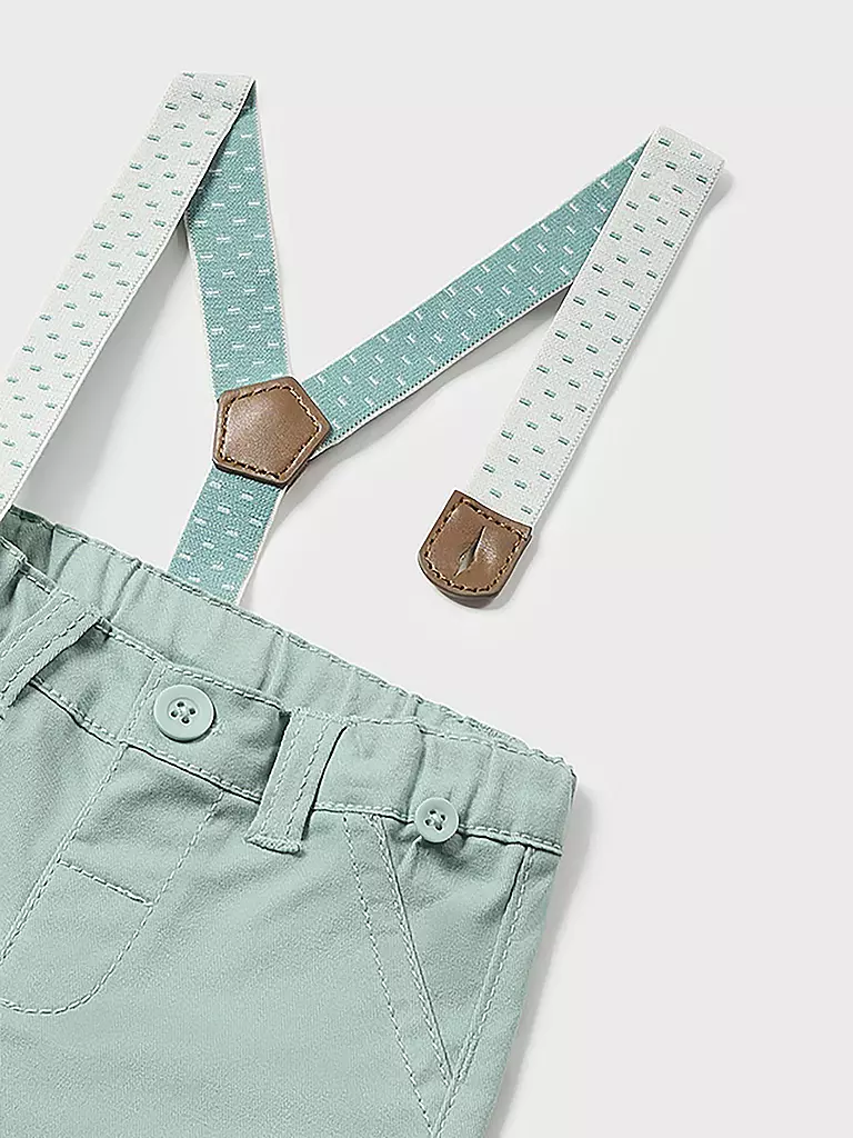 MAYORAL | Baby Hose mit Hosenträgern | mint