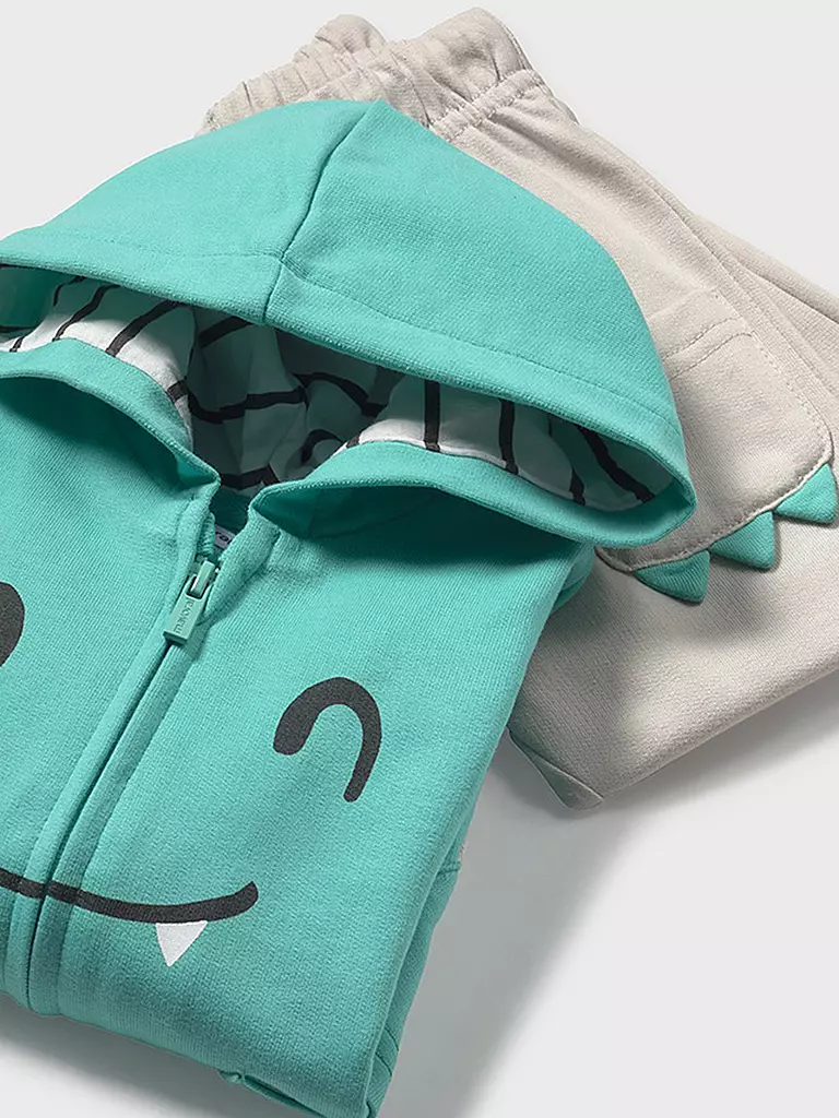 MAYORAL | Baby Jogger Set 3-teilig T-Shirt, Sweatjacke und Jogginghose | grau