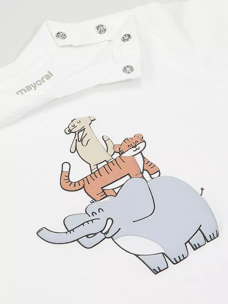 MAYORAL | Baby Jogger Set 3-teilig T-Shirt, Sweatjacke und Jogginghose | grün