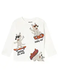 MAYORAL | Baby Langarmshirt | weiss