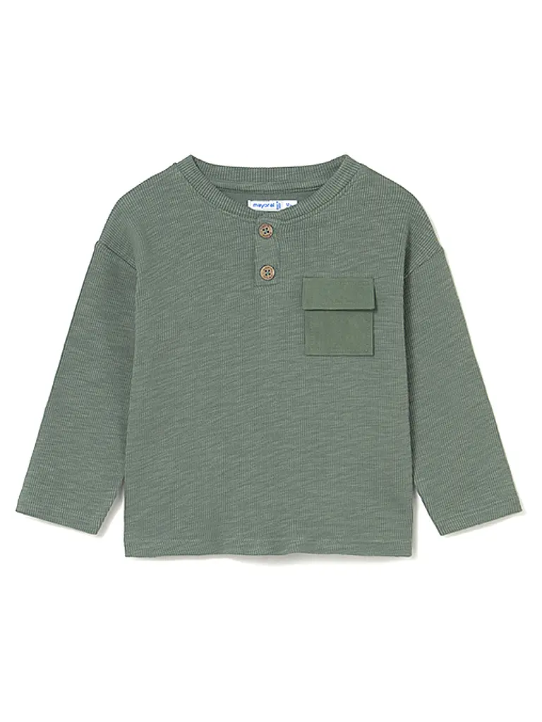 MAYORAL | Baby Langarmshirt | grün