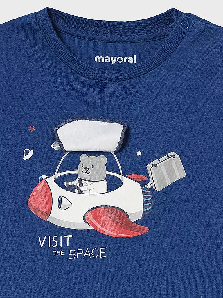 MAYORAL | Baby Langarmshirt | blau