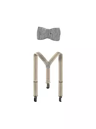 MAYORAL | Baby Set 2-teilig Fliege und Hosenträger | grau