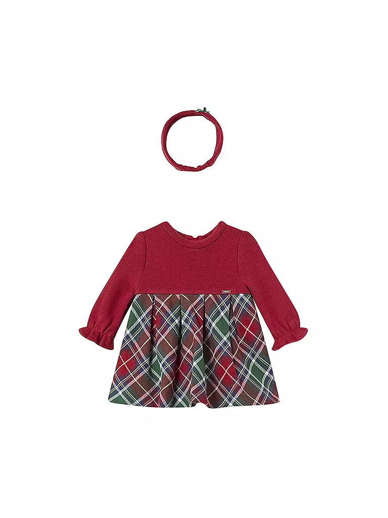 MAYORAL | Baby Set 2-teilig Kleid mit Haarreif  | rot