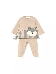 MAYORAL | Baby Set 2-teilig Langarmshirt und Stramplerhose | Beige