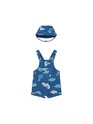 MAYORAL | Baby Set 2-teilig Latzhose und Mütze  | blau