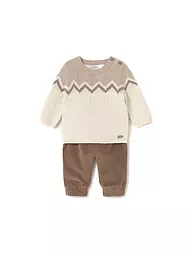 MAYORAL | Baby Set 2-teilig Pullover und Hose | Braun