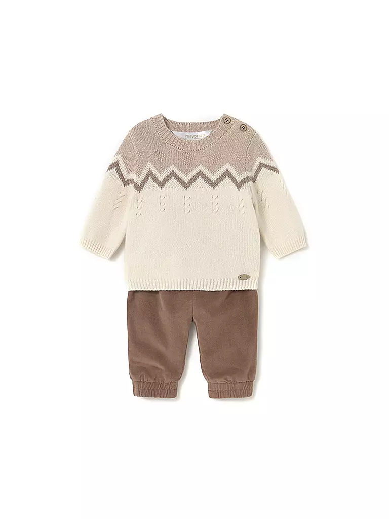 MAYORAL | Baby Set 2-teilig Pullover und Hose | braun